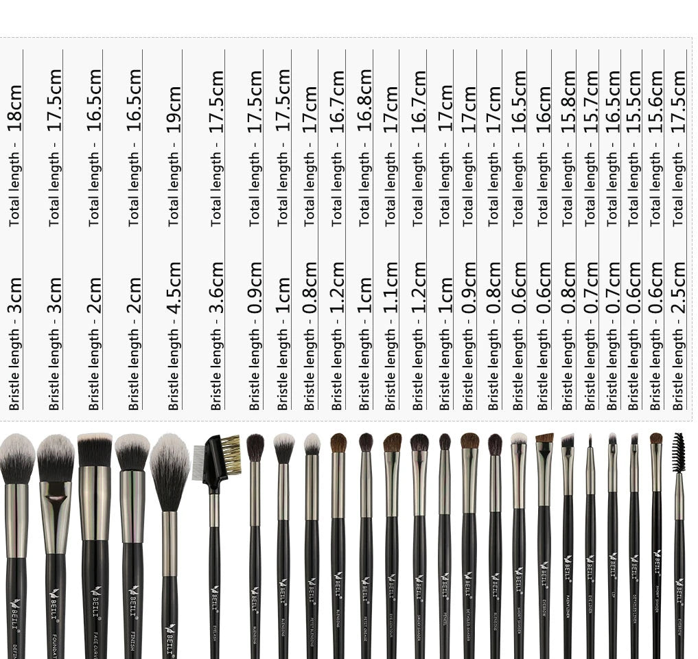 BEILI Professional Premium Makeup Brushes