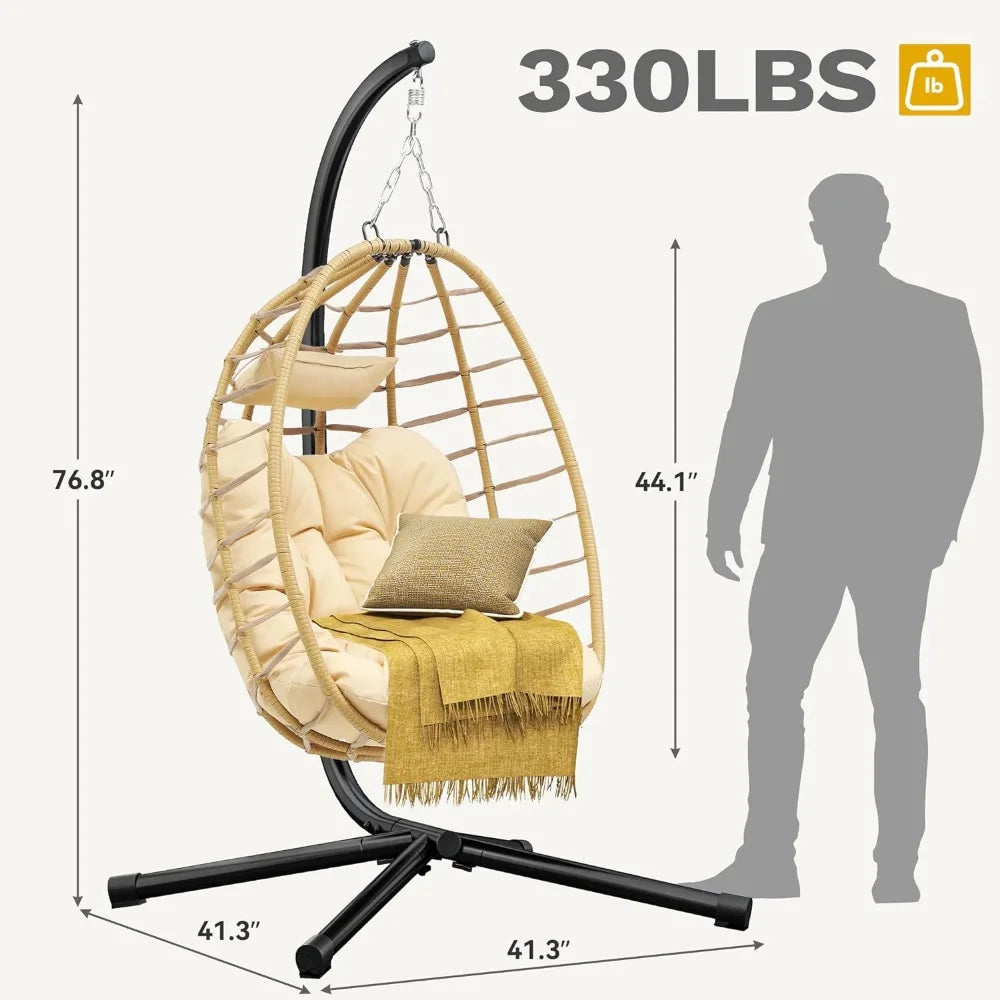 Egg Hanging Swing Chair Indoor Outdoor