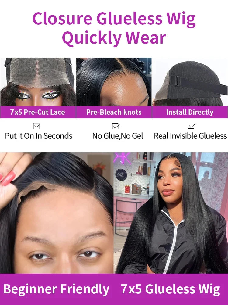 Bone Straight Lace Front Wig