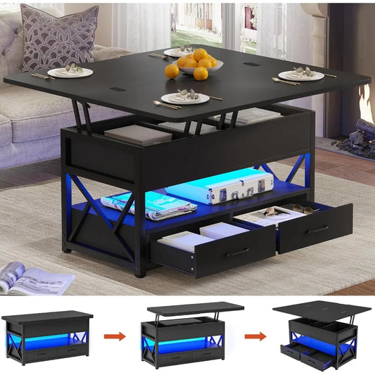 LED 4 in 1 Coffee Table