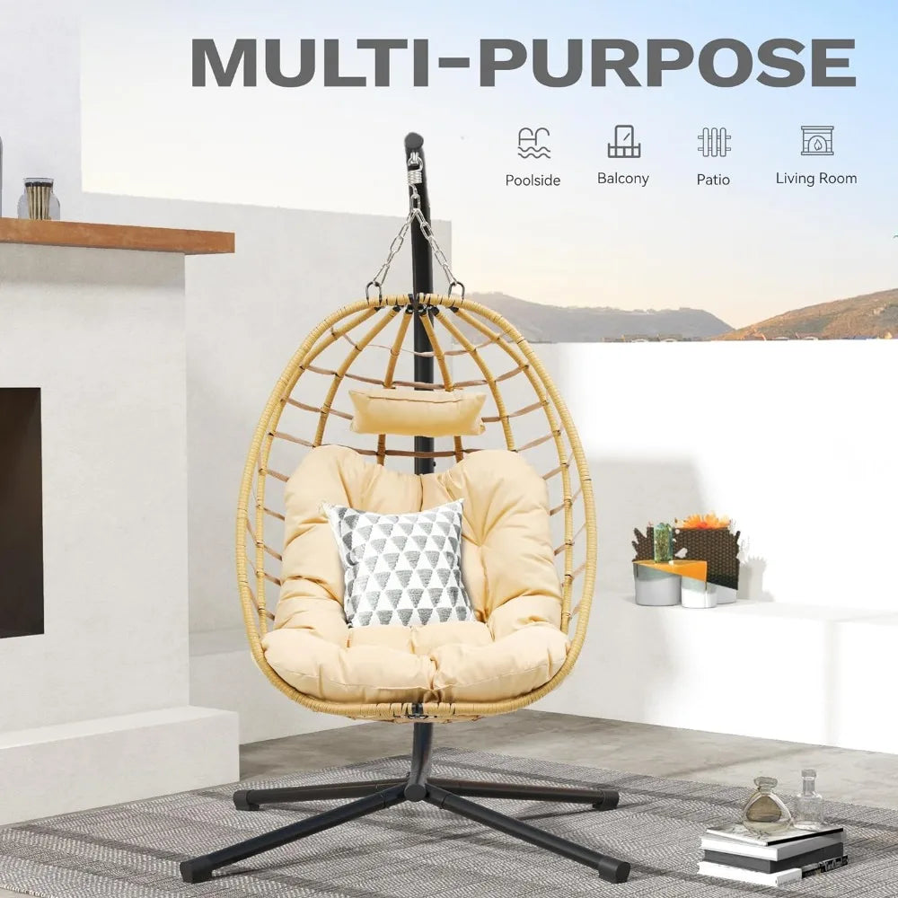 Egg Hanging Swing Chair Indoor Outdoor