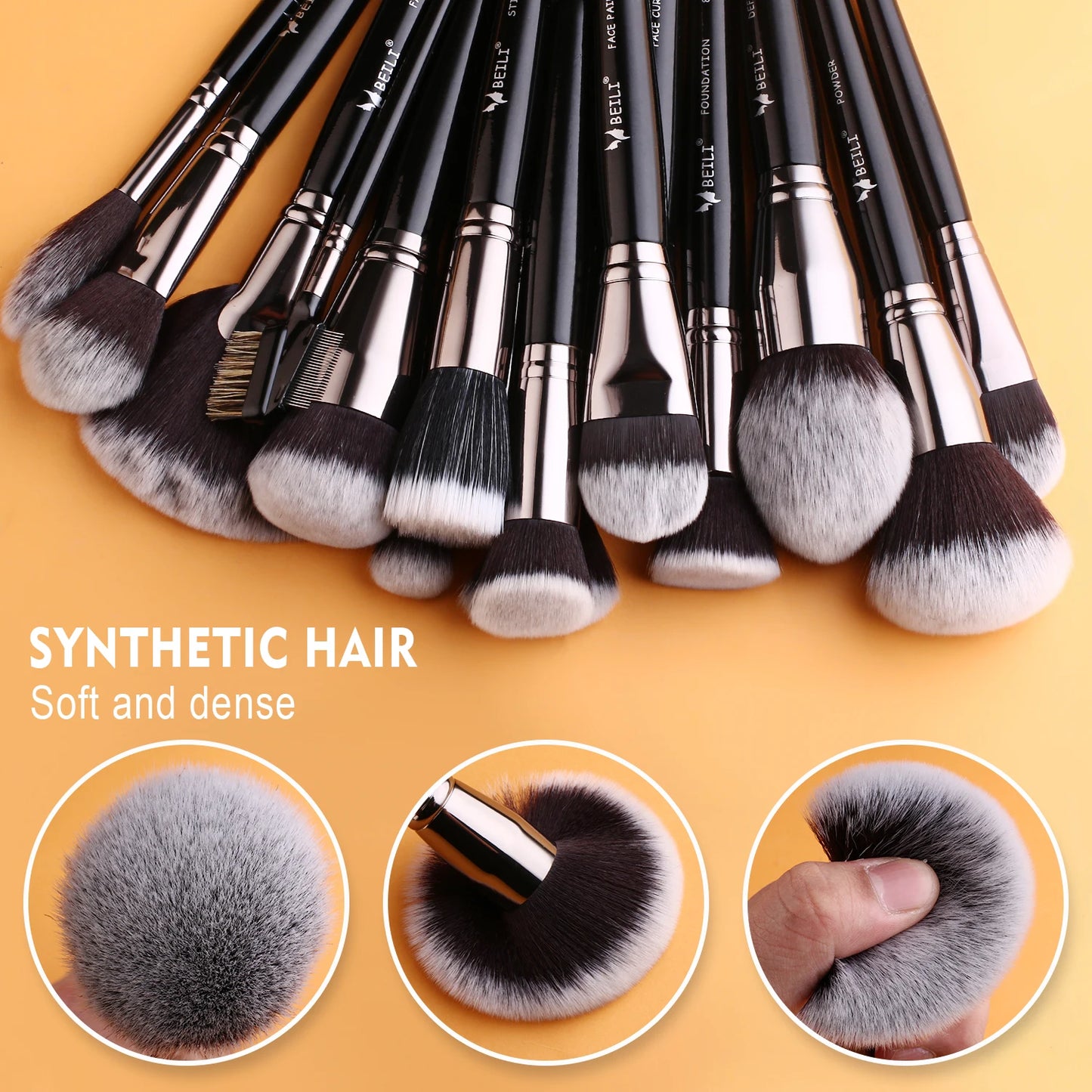 BEILI Professional Premium Makeup Brushes